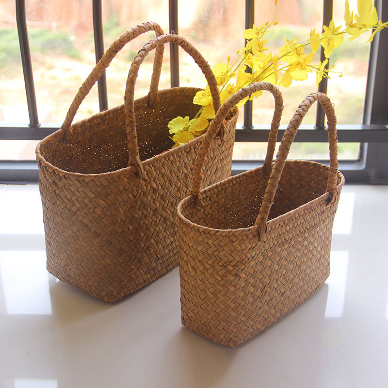 Garden Storage Box - Seaweeds tecido cesta de flores cesta