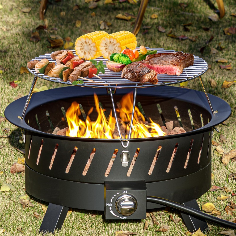 Fire Pit Bowl - Fogueiras portáteis a propano de 24
