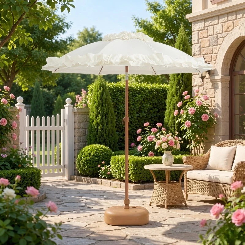 Outdoor Furniture Vendors - Guarda-sol Comercial para Barracas, Resistente, com