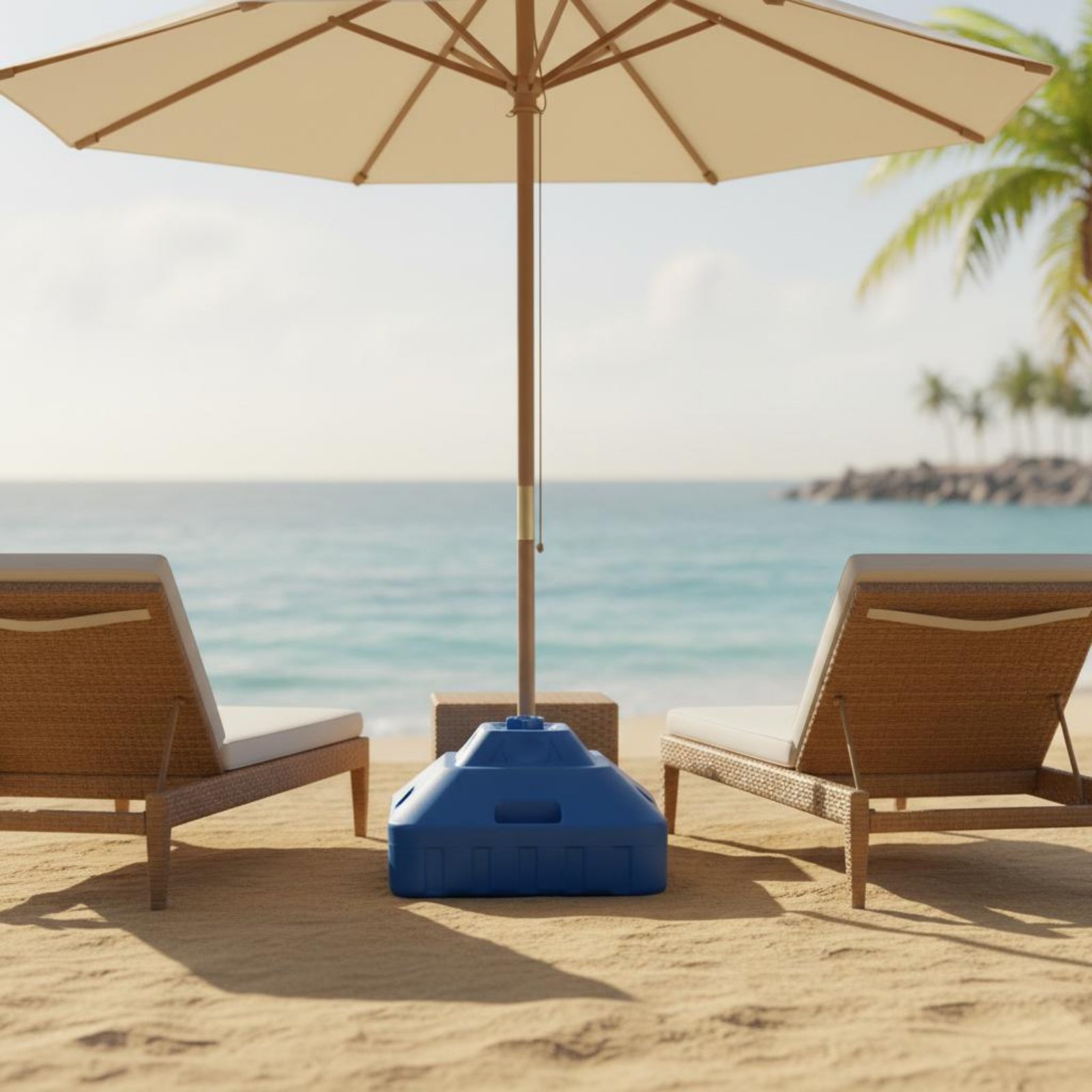 Outdoor Furniture Vendors - Base de Guarda-chuva com Enchimento de