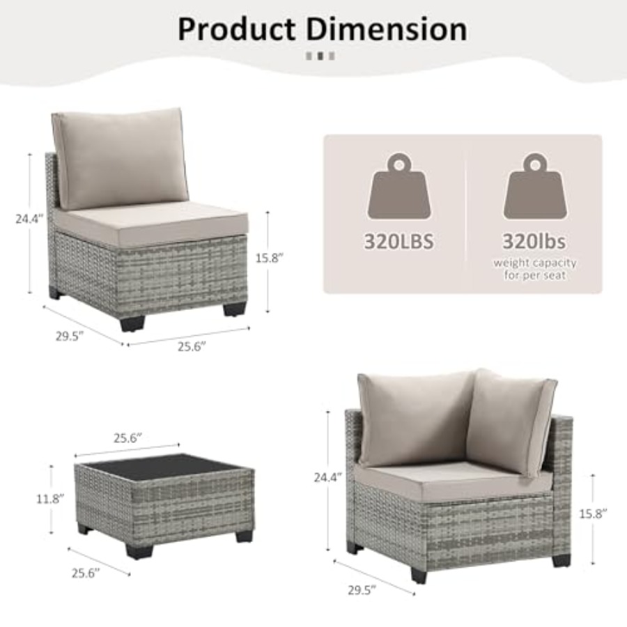 Conjunto de Móveis de Pátio em - Outdoor Furniture Rattan avaliação e preço