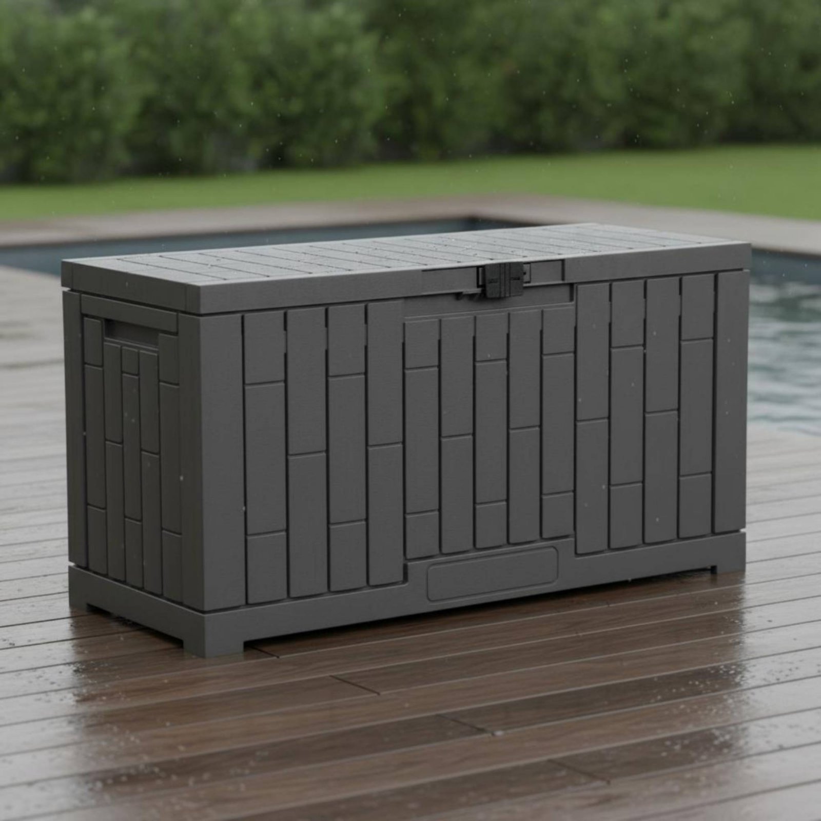 Caixa de Armazenamento Retangu - Garden Storage Box avaliação e preço