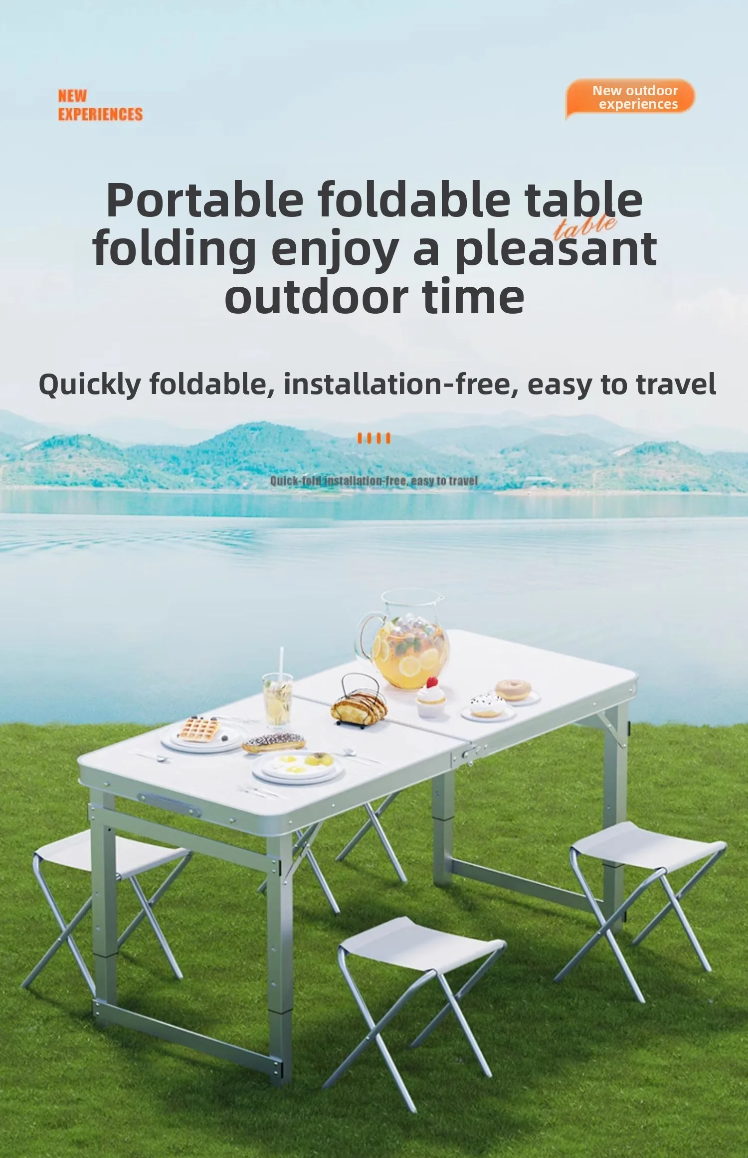 Mesas dobráveis para vendedore - Outdoor Furniture Vendors avaliação e preço