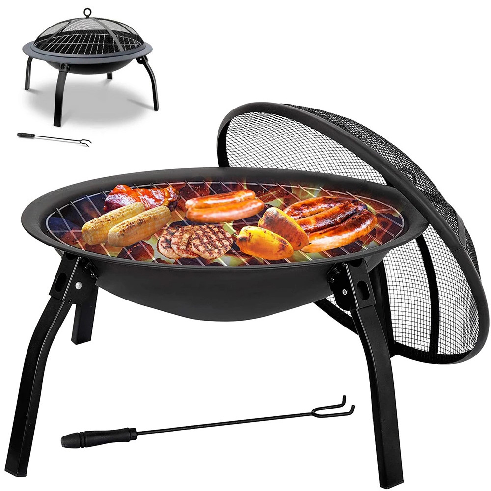 Bacia redonda de ferro pesado  - Fire Pit Bowl avaliação e preço
