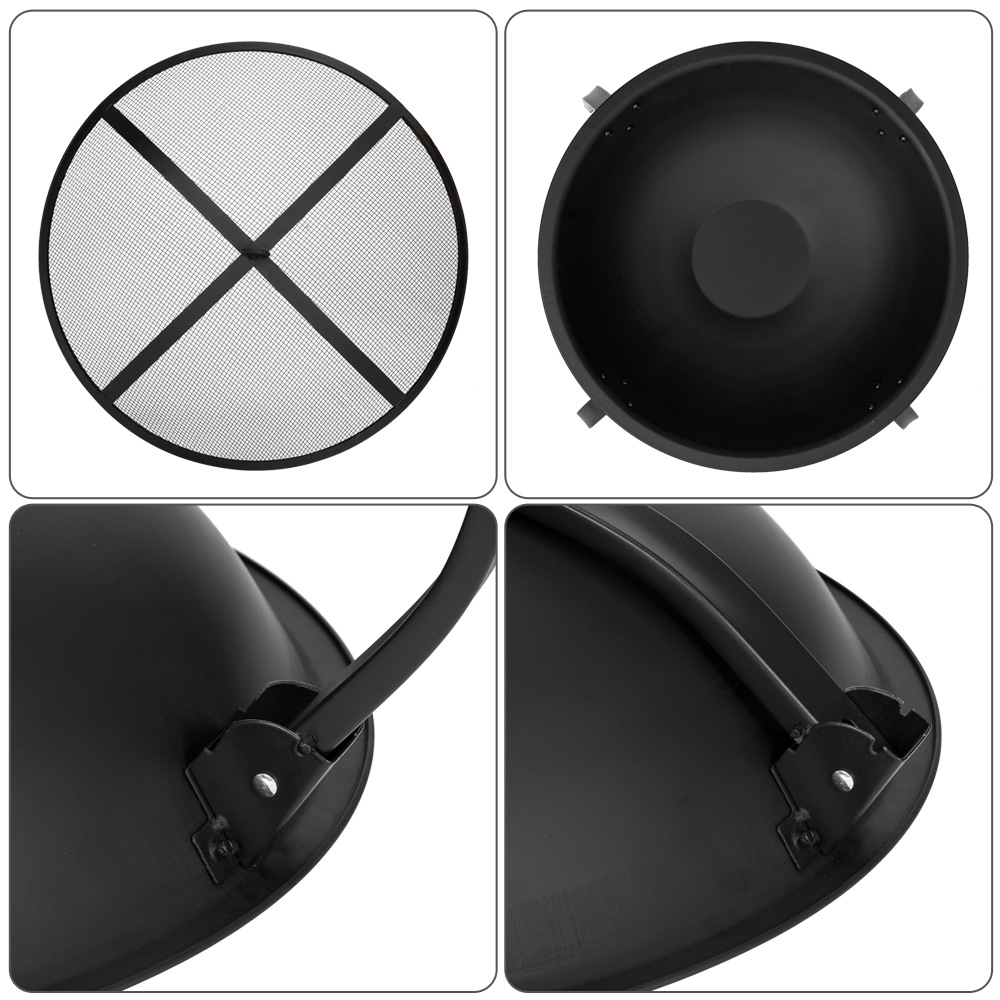 Bacia redonda de ferro pesado  - Fire Pit Bowl avaliação e preço