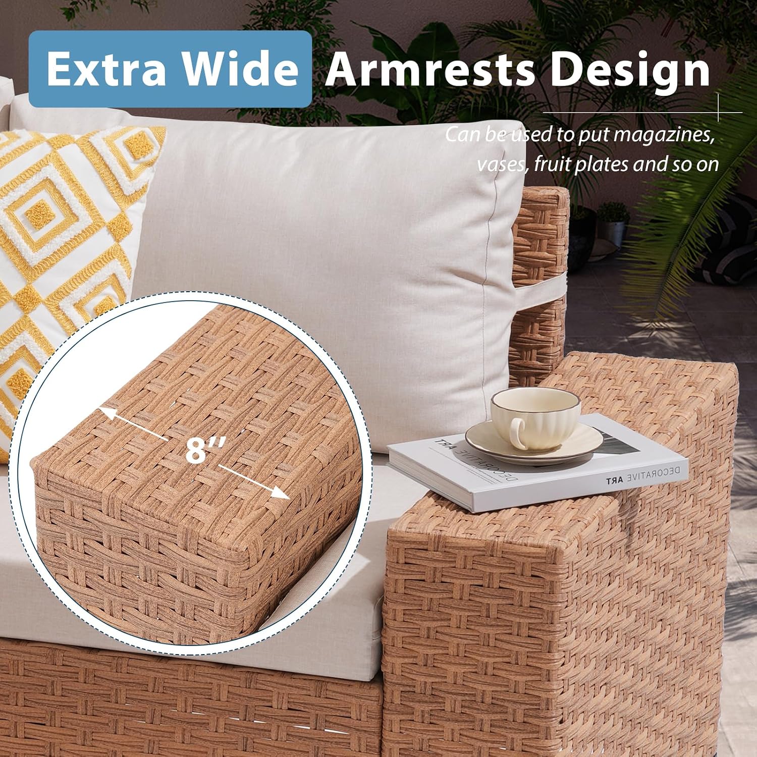 Conjunto de móveis para pátio  - Outdoor Furniture Rattan avaliação e preço