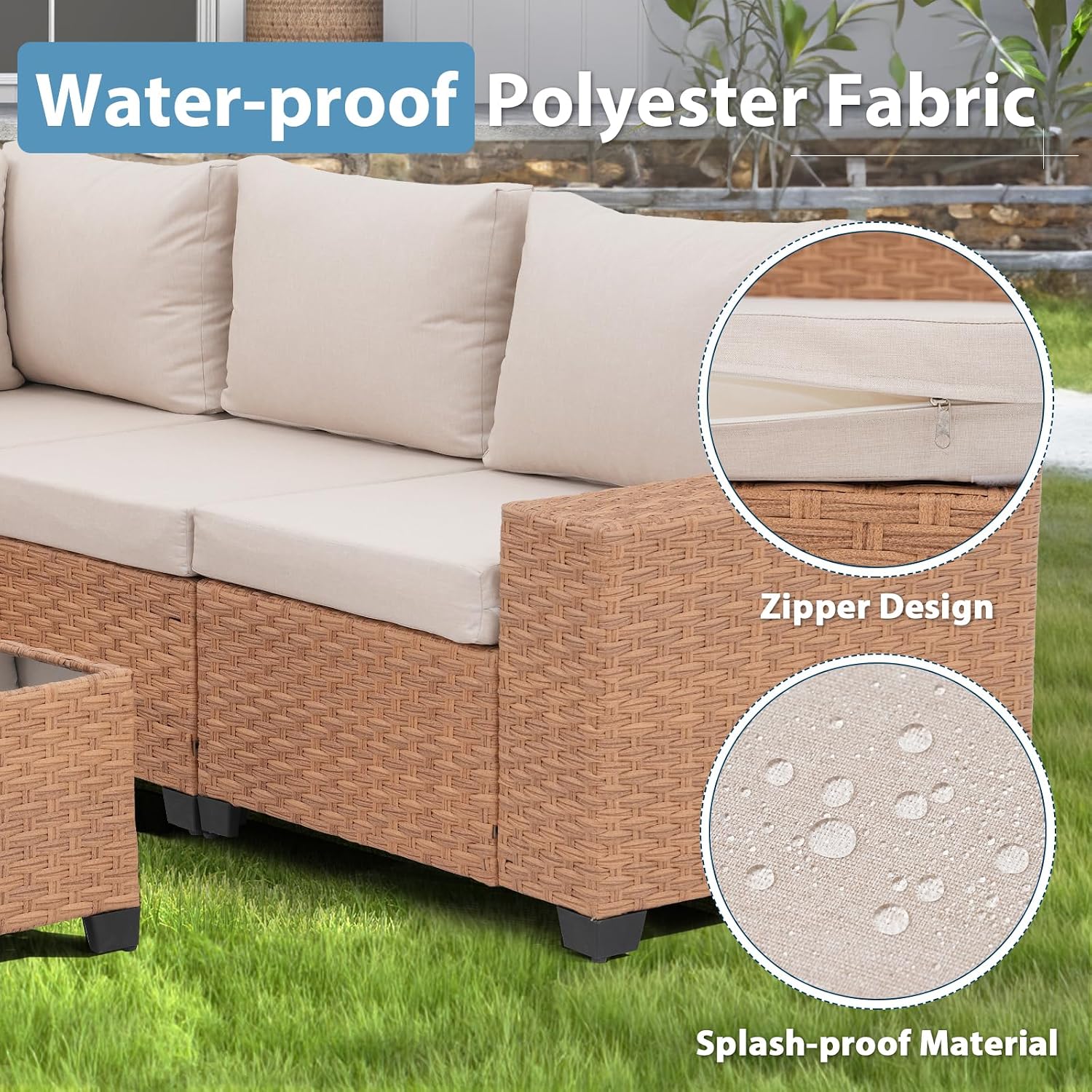 Conjunto de móveis para pátio  - Outdoor Furniture Rattan avaliação e preço