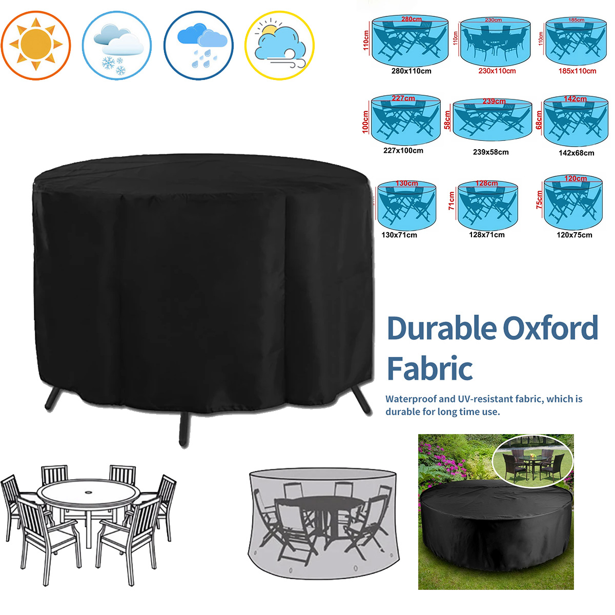 Capa Redonda para Móveis de Ja - Outdoor Furniture Upholstery Near Me avaliação e preço