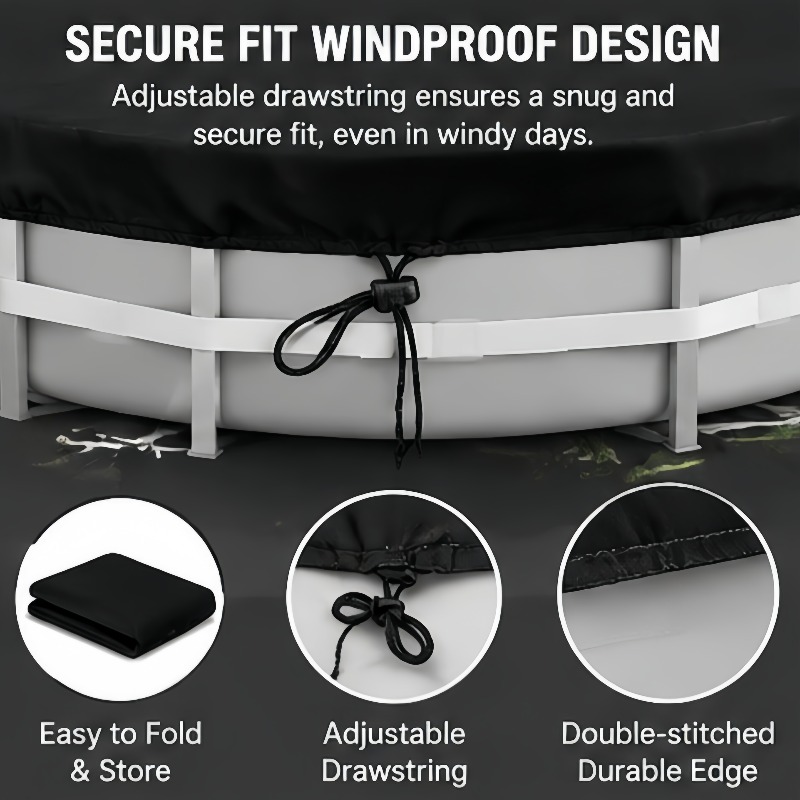 Capa Protetora Redonda Oxford  - Outdoor Furniture For Pool avaliação e preço