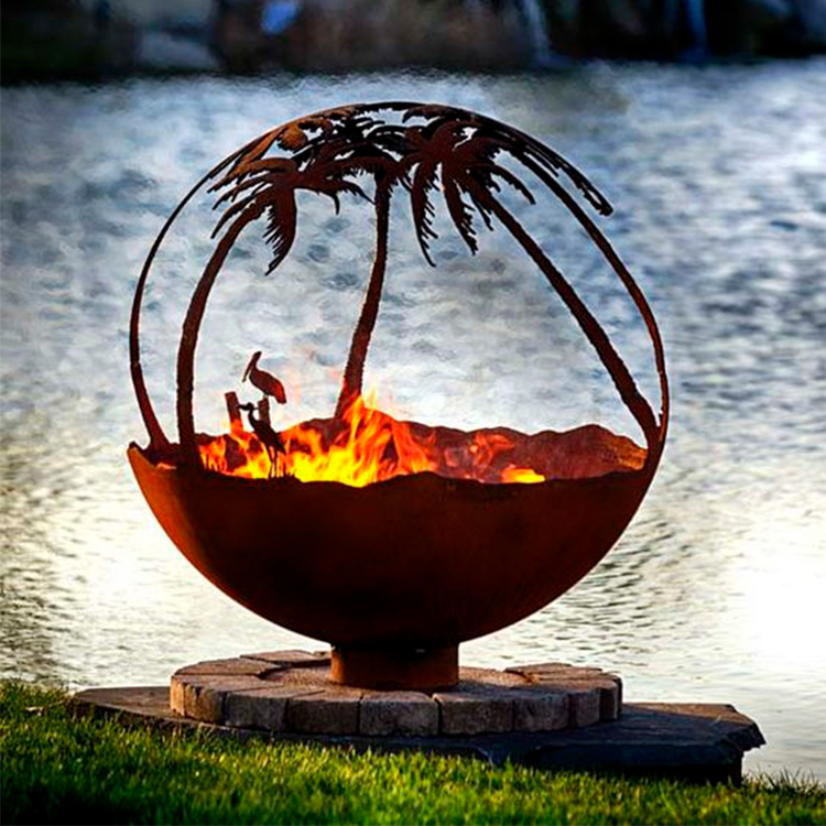Lareira Esférica de Aço para P - Fire Pit Bowl avaliação e preço