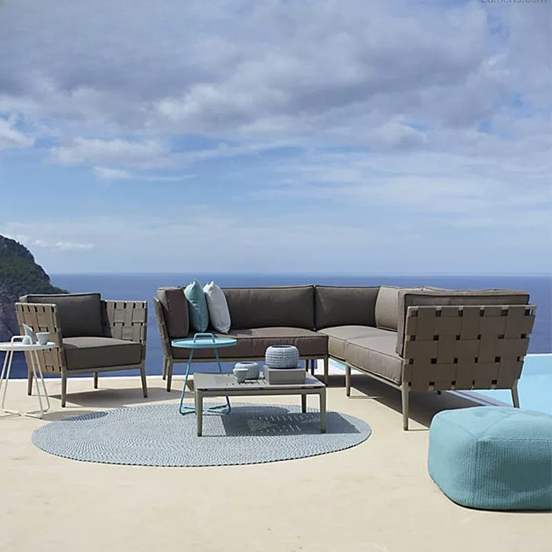 Conjunto de sofá e mesa de cen - Outdoor Furniture Rattan avaliação e preço
