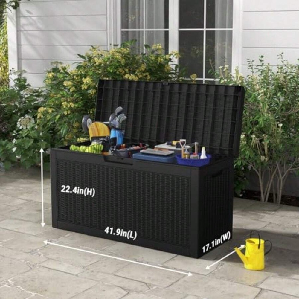 Caixa de Armazenamento Externa - Outdoor Furniture Rattan avaliação e preço