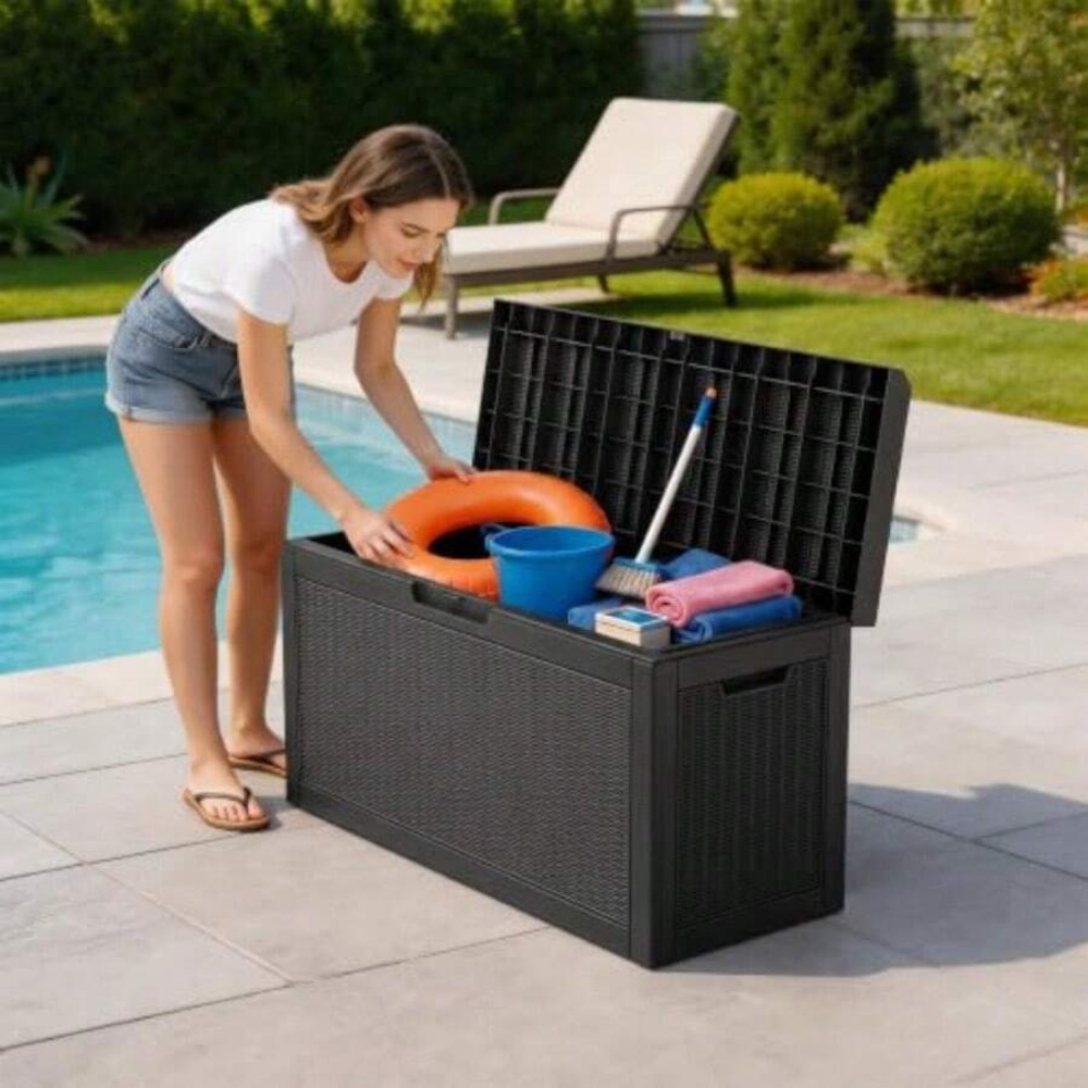 Caixa de Armazenamento Externa - Outdoor Furniture Rattan avaliação e preço