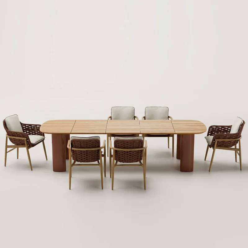 Conjunto de Mesa e Cadeiras de - Outdoor Furniture Rattan avaliação e preço