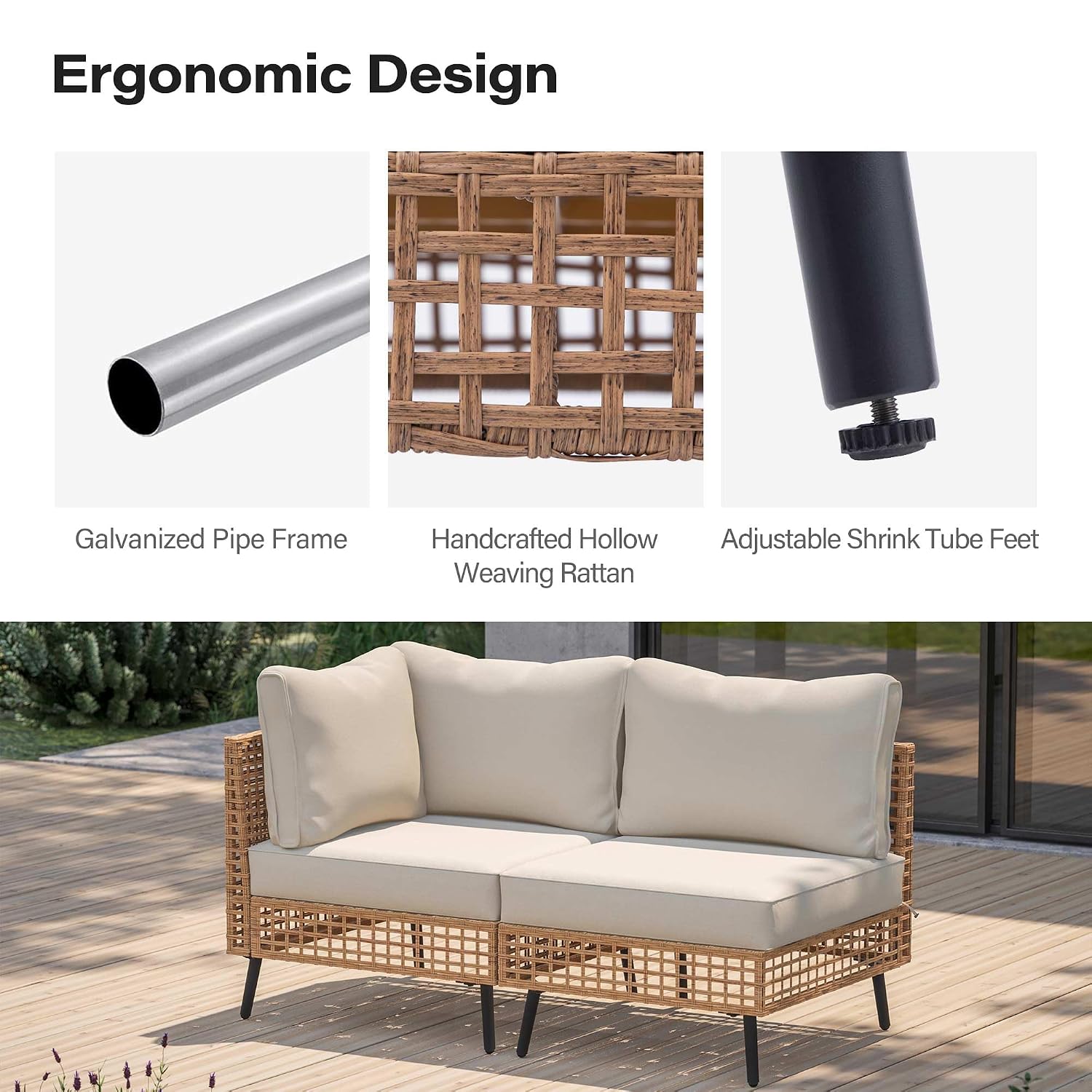 Conjunto de Móveis de Jardim e - Outdoor Furniture Rattan avaliação e preço