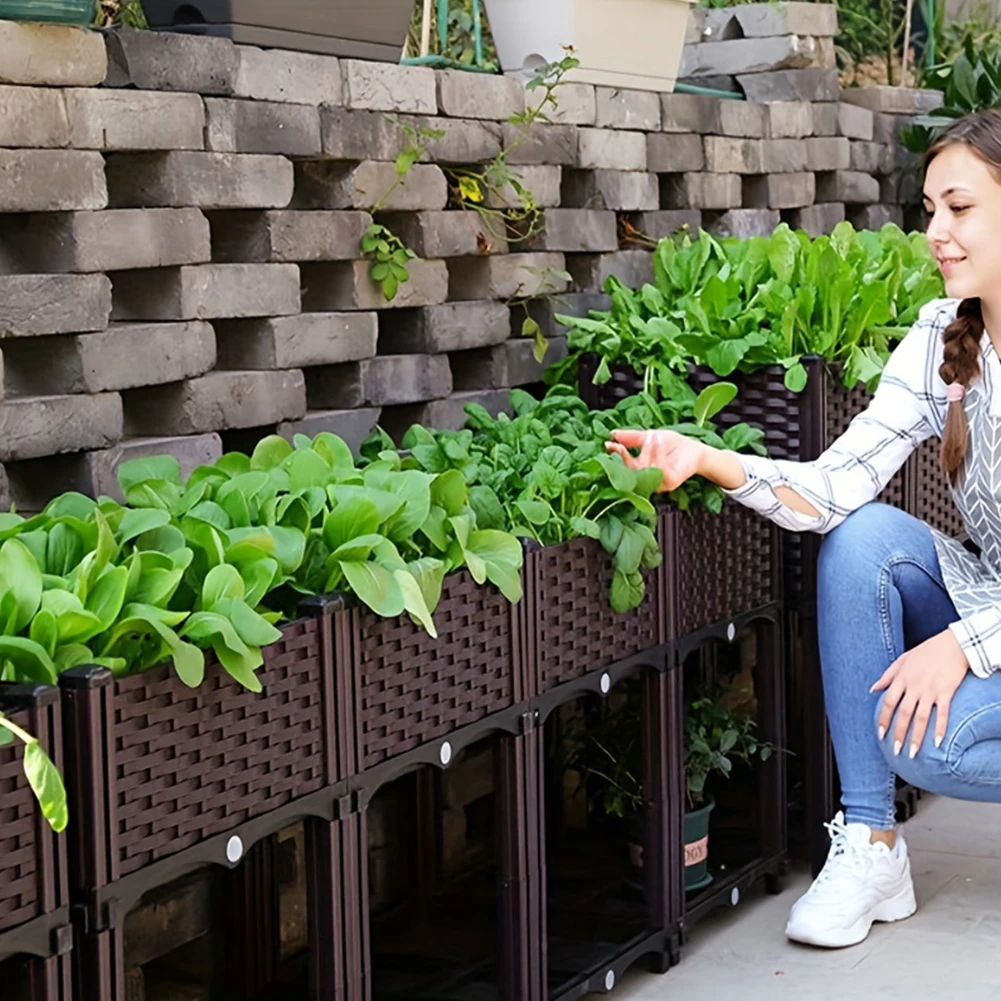 Cama de jardim de grande capac - Garden Storage Box avaliação e preço