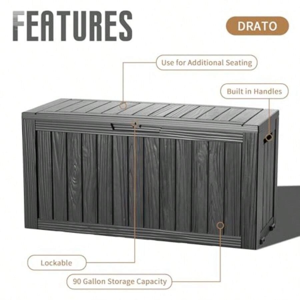 Caixa de Armazenamento Externa - Outdoor Furniture For Pool avaliação e preço