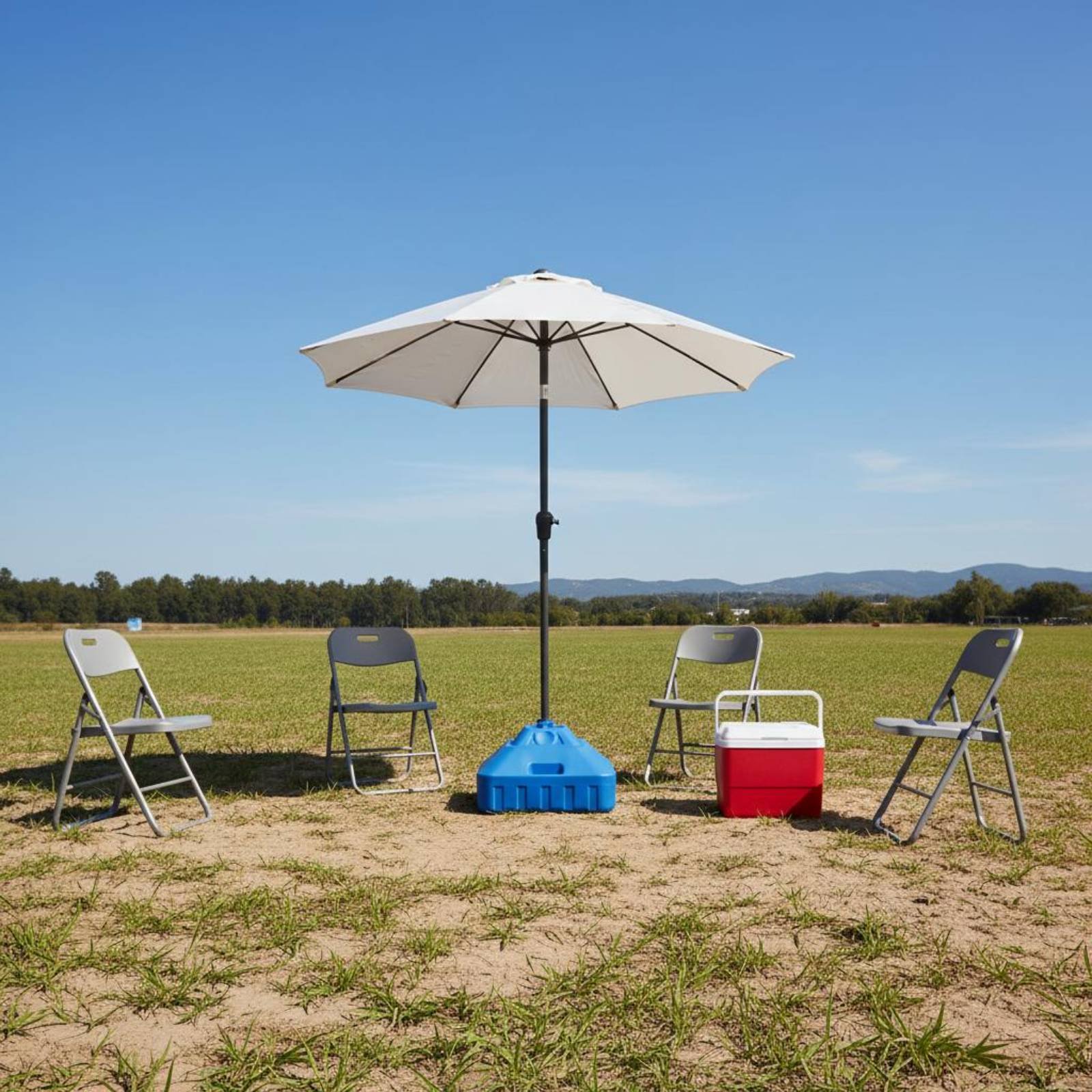 Base de Guarda-chuva com Enchi - Outdoor Furniture Vendors avaliação e preço