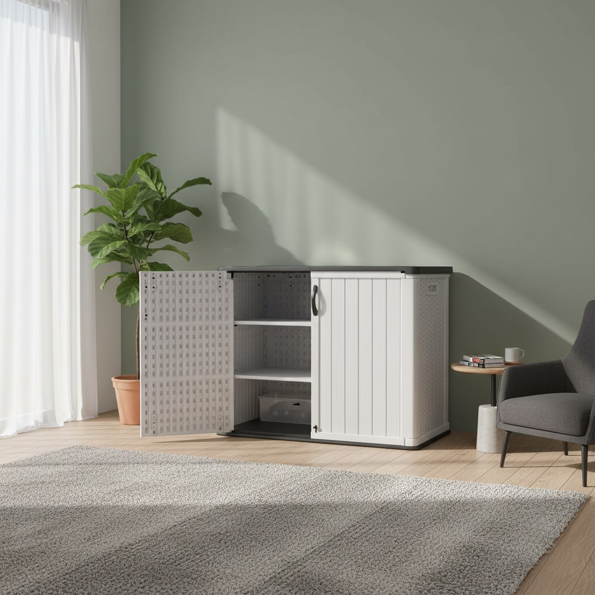Grande Armazém de Plástico par - Garden Storage Box avaliação e preço